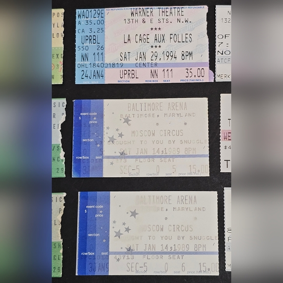 Concert Theatre Ticket Stub lot 19 Barry Manilow Liza Minnelli Three Dog Night - Picture 3 of 7